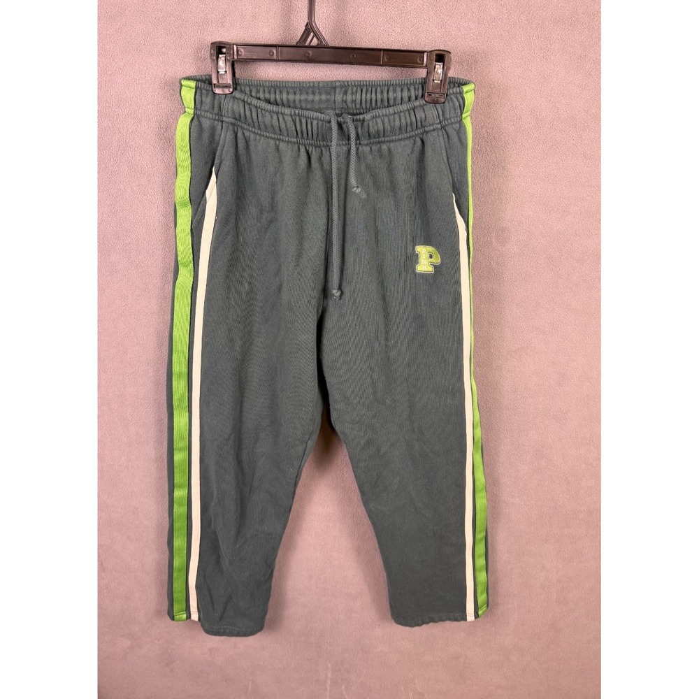 Y2K Victoria's Secret Pink Sweatpants Size L Track Stripes Baggy Fleece